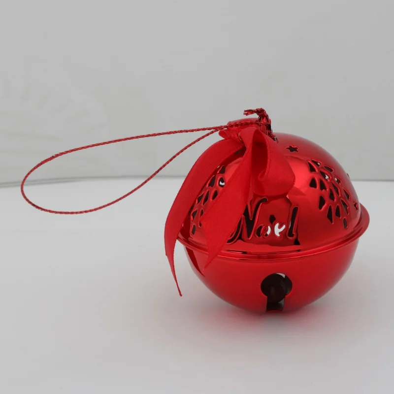 Счастливого Рождества кованого железа Jingle подвеска с бубенчиками рождественские колокольчики подвесные рождественские украшения