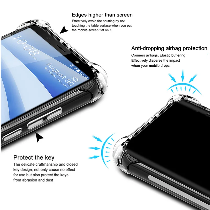 Shockproof Case Asus ROG Phone 5 6 Pro 3 2 ZS661KS ZS660KL Zenfone 9 8 Flip 7 Pro ZS671KL ZS670KL 6 Z ZS630KL Case TPU Cover