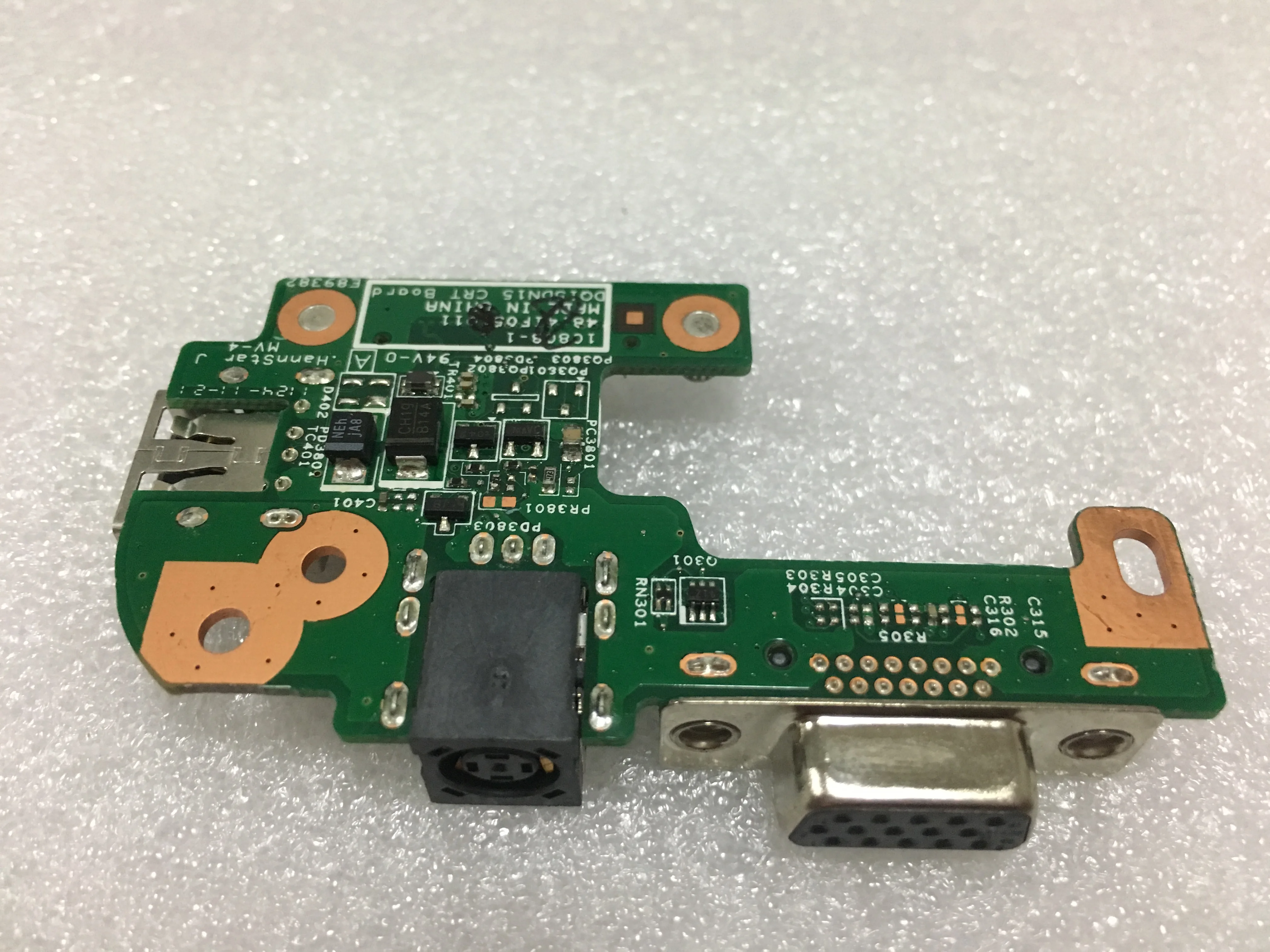 Оригинал для Dell Inspiron плата питания постоянного тока 15R N5110 с VGA USB2.0 DQ15DN15 48 4if05. 021 011