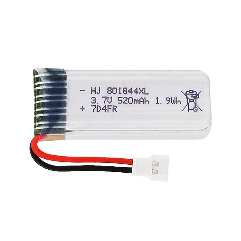 Аккумулятор Lipo 3 7 в для Hubsan H107P 801844 520 мА · ч 25c и зарядное устройство USB 4 1 RC Drone |