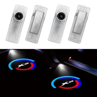 2pcs car door welcome led projector laser logo door light for bmw x5 e70 f15 auto exterior accessories