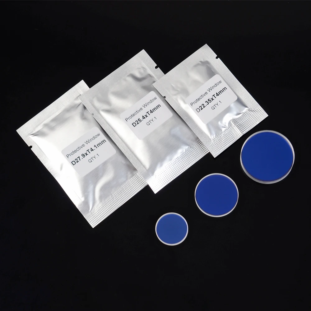 Fiber Laser Protection Window Lens Protective Windows Dia20/22.35/24.9/25.4/26.5/27.9 for WSX Precitec Raytools Heads | Инструменты