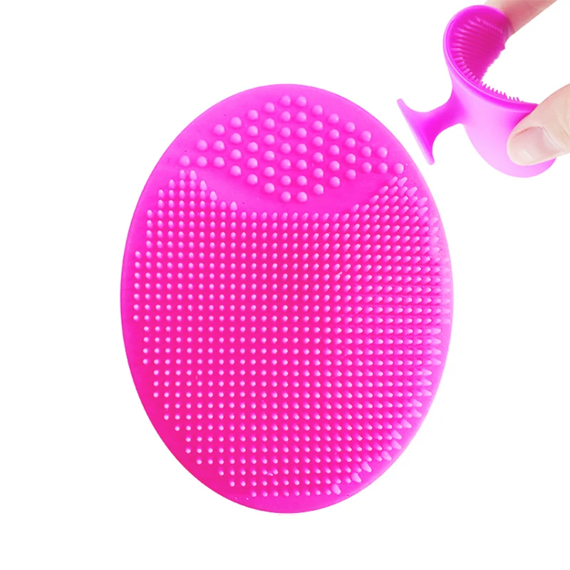 Ручная щетка для чистки лица мытья силиконовый материал очень мягкая кожи