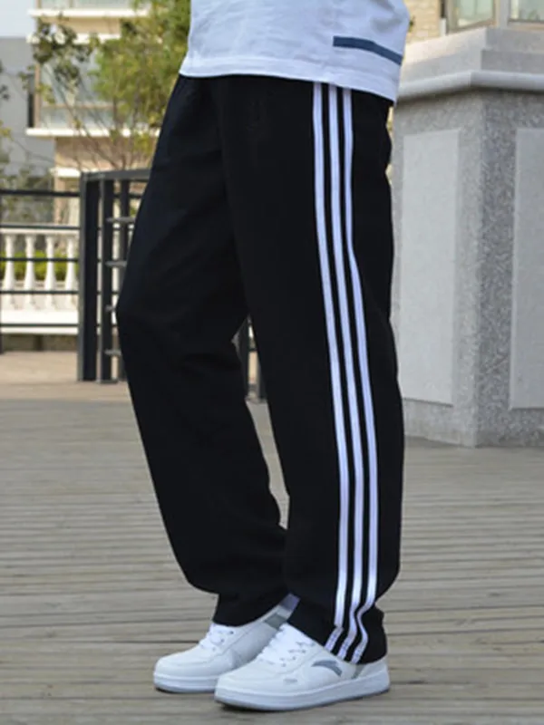 

Mannen Plus Size Broek 6XL Solid Baggy Losse Elastische Broek Katoen joggingbroek Casual Broek Grote Big Plus Size 5XL 6XL 7XL