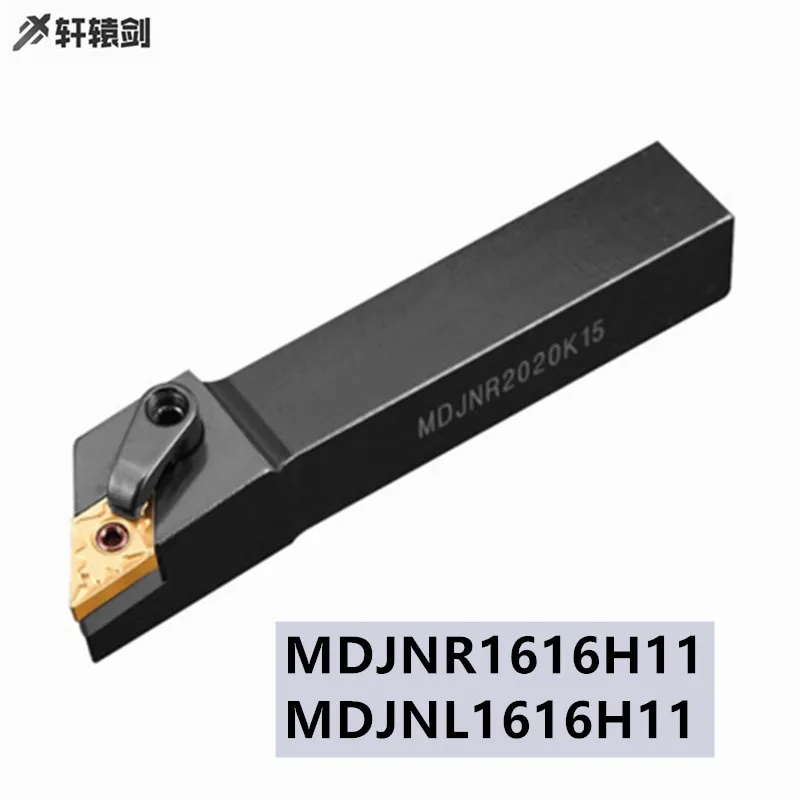 

1PC MDJNR1616H11 MDJNL1616H11 Turning Tool Holder, Carbide CNC Rod Blade