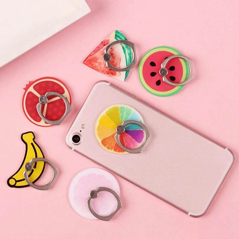 Универсальная подставка для телефона с рисунком фруктов держатель мобильного