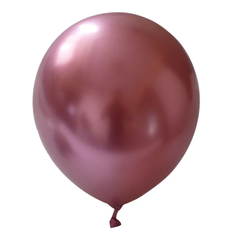 12inch wine red 10 шт. 18 дюймов металлический шар с сердечками из фольги 12 дюймов мульти латексный гелиевый металлический шар на день рождения Свадебные украшения - Цвет: 12inch wine red