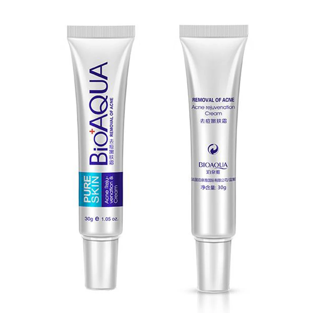 крем для лица bioaqua pure skin acne rejuvenation& cream, 30 мл. крем анти акне биоаква. крем анти акне биоаква. Bioaqua от прыщей и акне. крем анти акне биоаква.