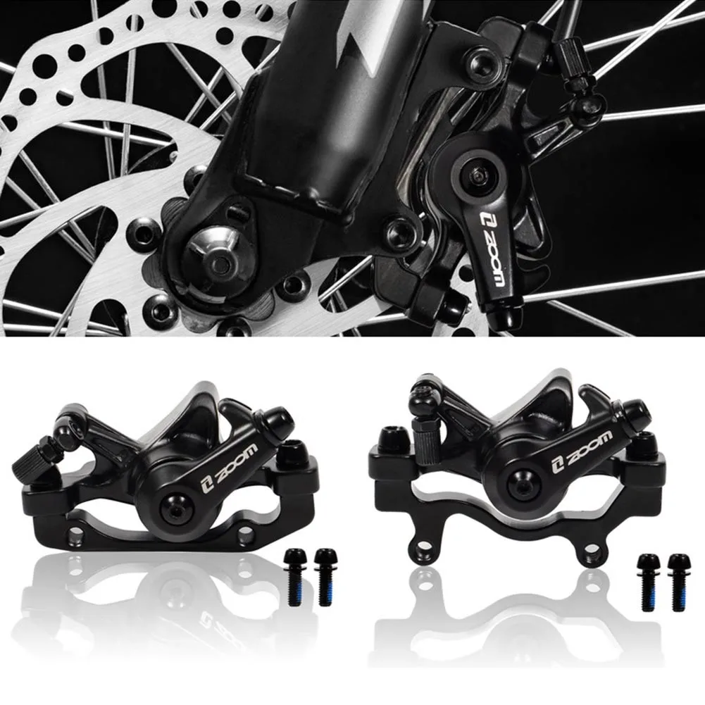 

Bicycle Caliper Double Disc Brakes Cycling Brake Disc Calipers Braking System F160/R140 OR R160/F180 Aluminum Alloy Riding Part