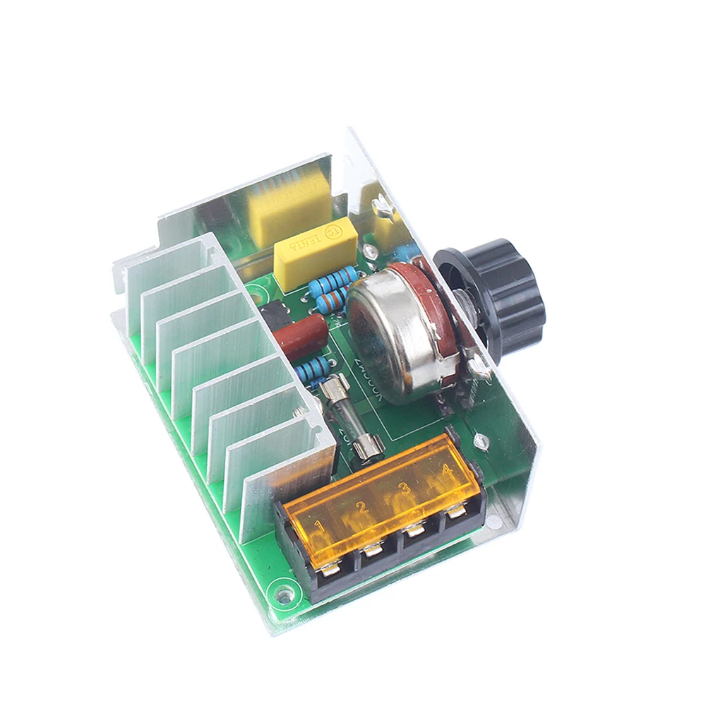 1PC 4000W 220V High Power Voltage Regulators SCR Speed Controller Electronic Regulator Governor Thermostat free shipping | Обустройство