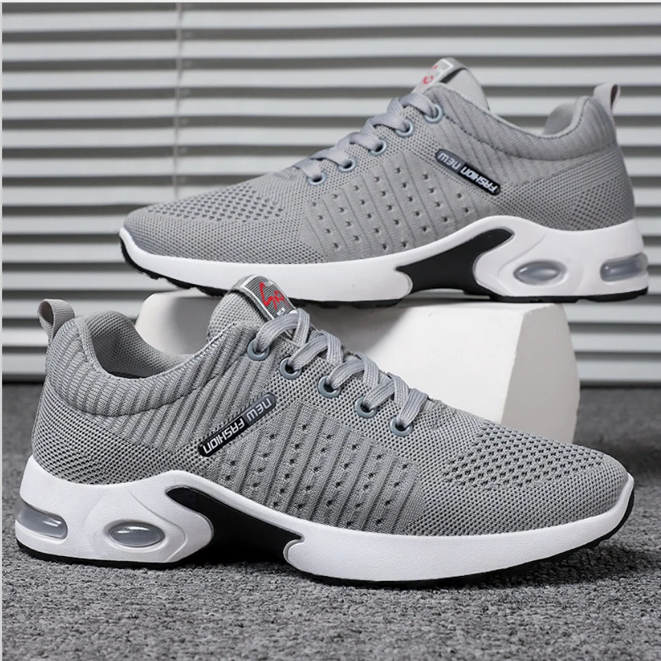 

Running Shoes Summer 2021 New Men's Outdoor Breathable Mesh Sports Shoes Non-Slip Lace-Up Brand Men Sneakers Fitness Shoes Adult
