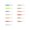 BassLegnd японские рыболовные плавающие Мягкие пластиковые мини-личинки, маленькие блестящие черви, окунь, искусственный окунь, 50 мм, 0,5 г, 30 шт. - фото