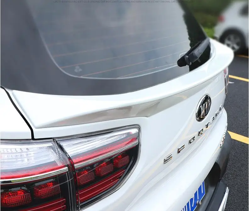 Спойлер на крышу для Kia Sportage 2018 2019 материал ABS заднее крыло автомобиля задний