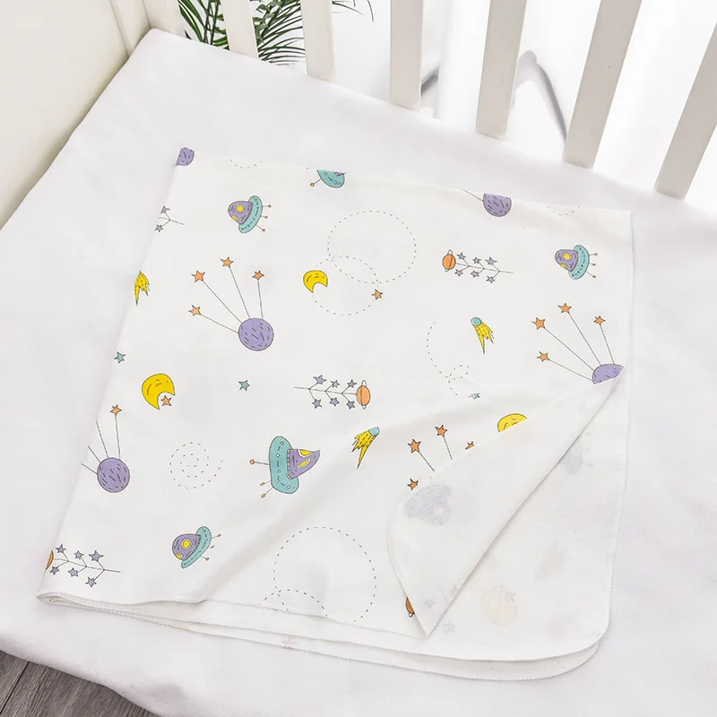 Пеленальная обертка для новорожденных весна-осень однослойное одеяло для коляски из хлопка беби-спящий кондиционер для детей пеленки.