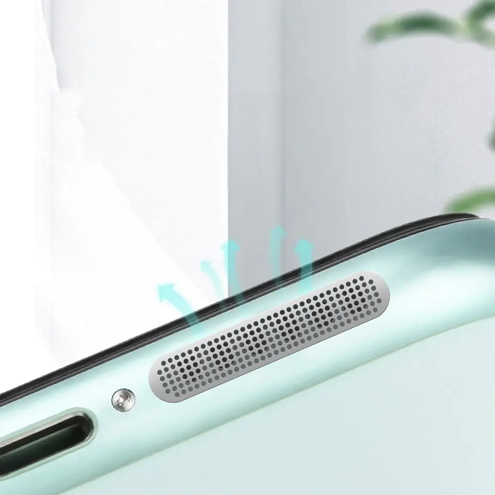 

Earpiece Anti Dust Net Phone Speaker Mesh Sticker Metal Dust Proof Mesh For Apple iPhone 12 11 Series Sticker Accessory