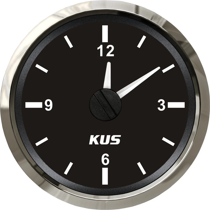 1 шт. Автомобильные приборы 12 В/24 В 52 мм|clock gauge|clock for homeclock black |