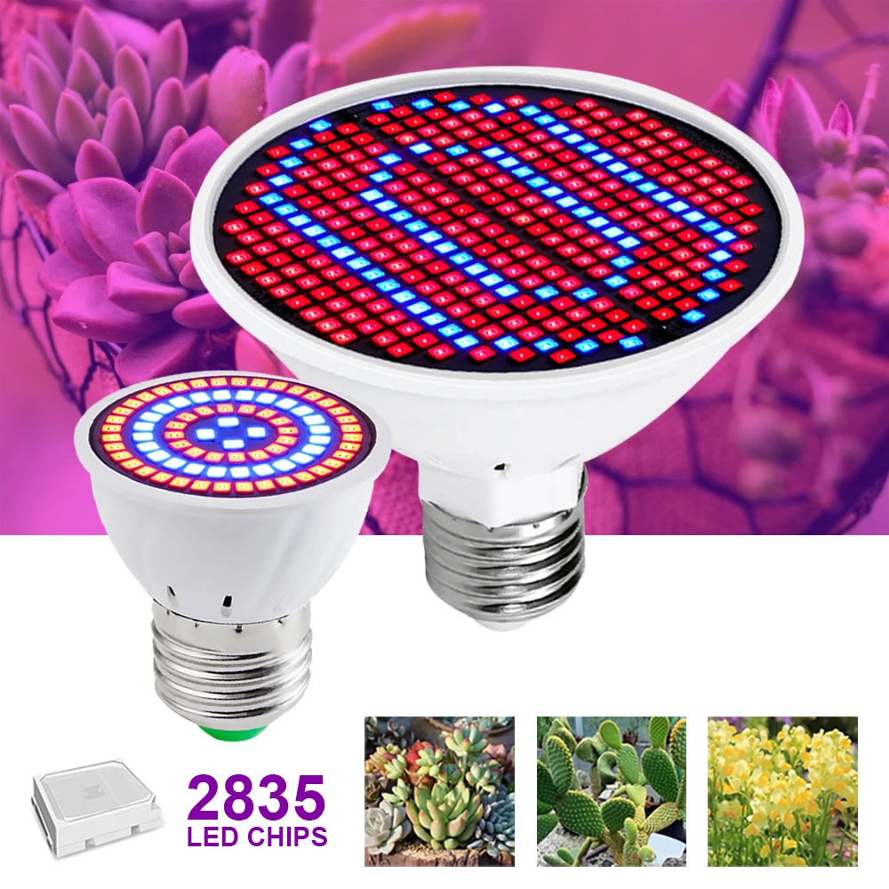 

Grow Light Led Phytolamp for Plant Lamp Full Spectrum Grow Tent Lights Lamp Grow Lamp Indoor Lighting Hydroponic Growth LightE27