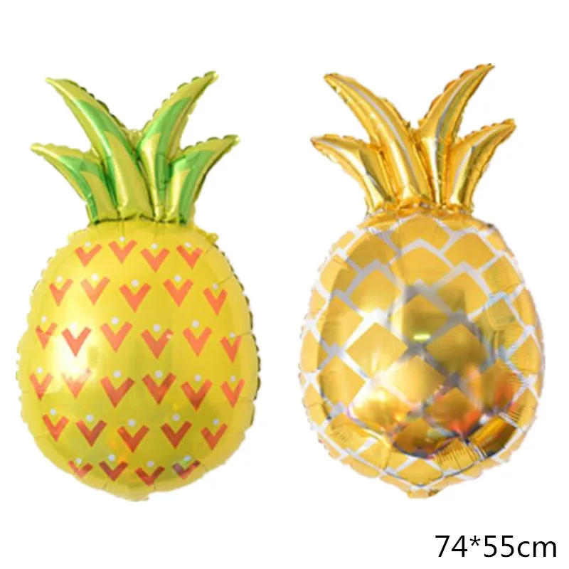 Воздушный шар из фольги в виде ананаса с фруктами для детей и взрослых украшение