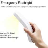 motion sensor night light usb chargeable pir sensor led wall lamp emergency lighting flashlight rotatable led wall light
