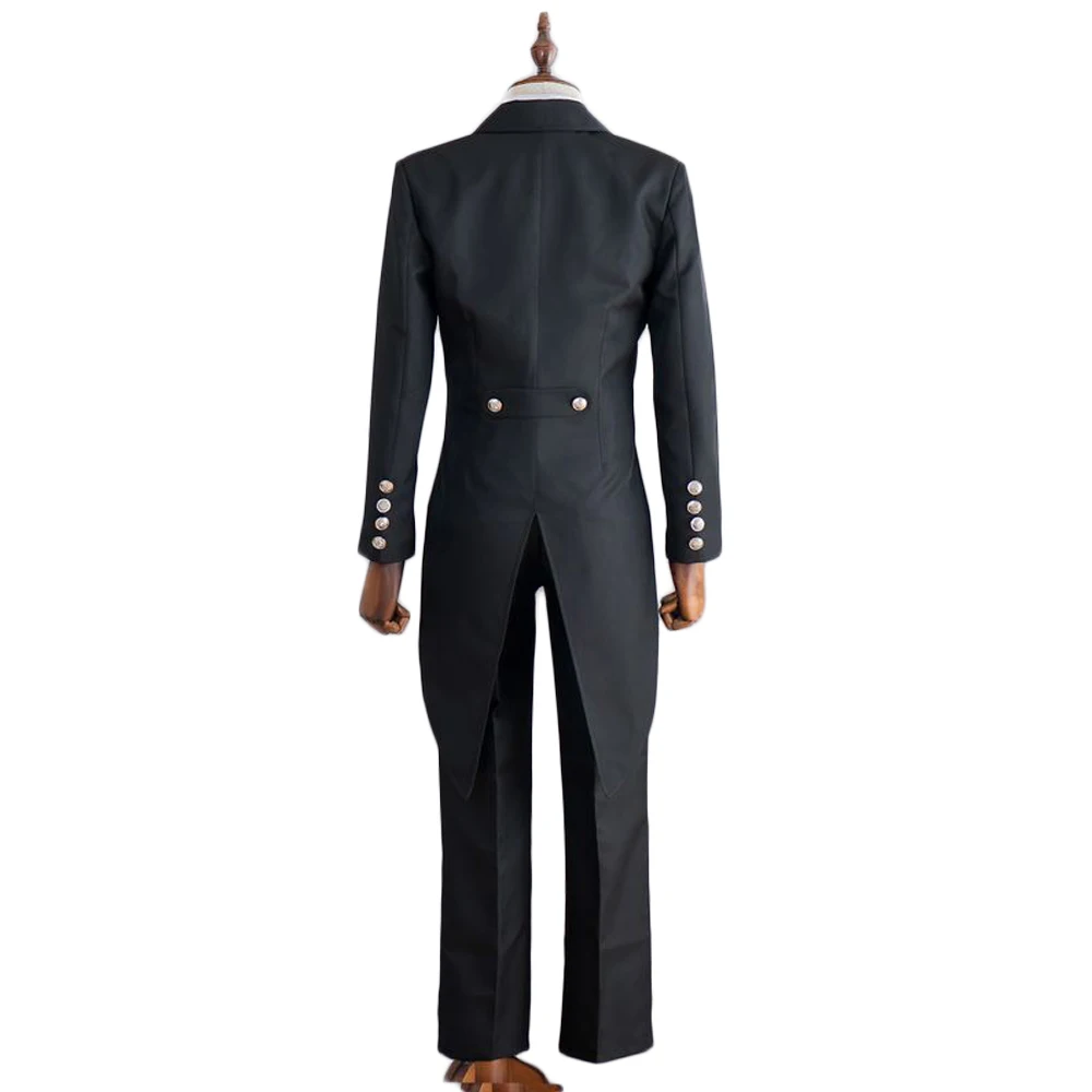 Новая Черная униформа для косплея черного Батлера Себастьяна михаелиса женщин и