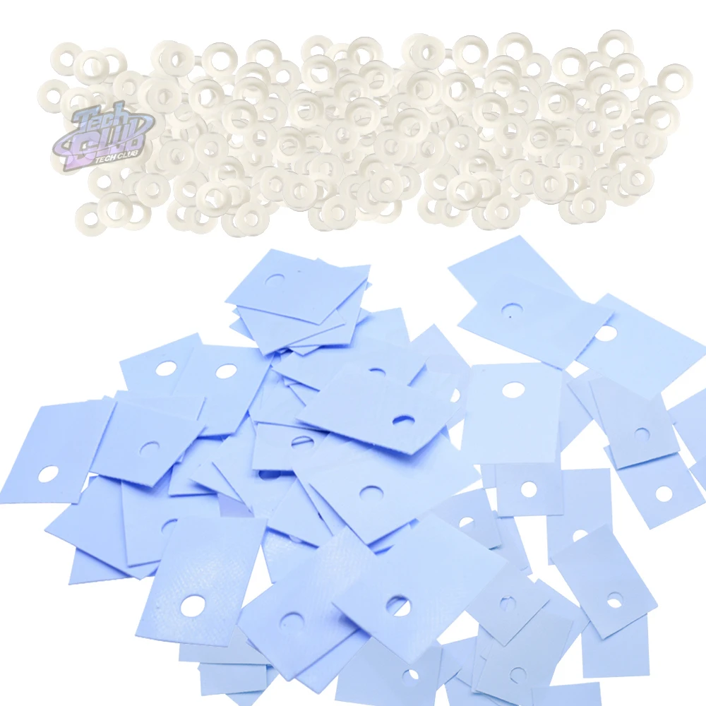 100PCS TO220 TO-220 Insulation Particles Insulating Pads Silicone Heat Sink Insulation Film for LM78XX/LM317/TDAXX
