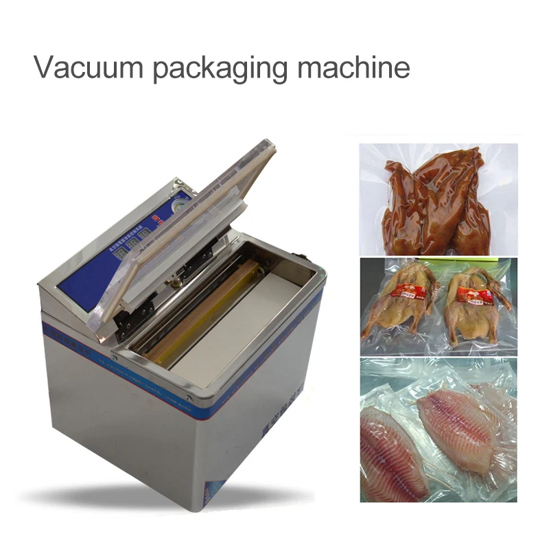 

Single pump vacuum packaging machine household rice brick tea small food preservation sealing machine plastic packaging tools