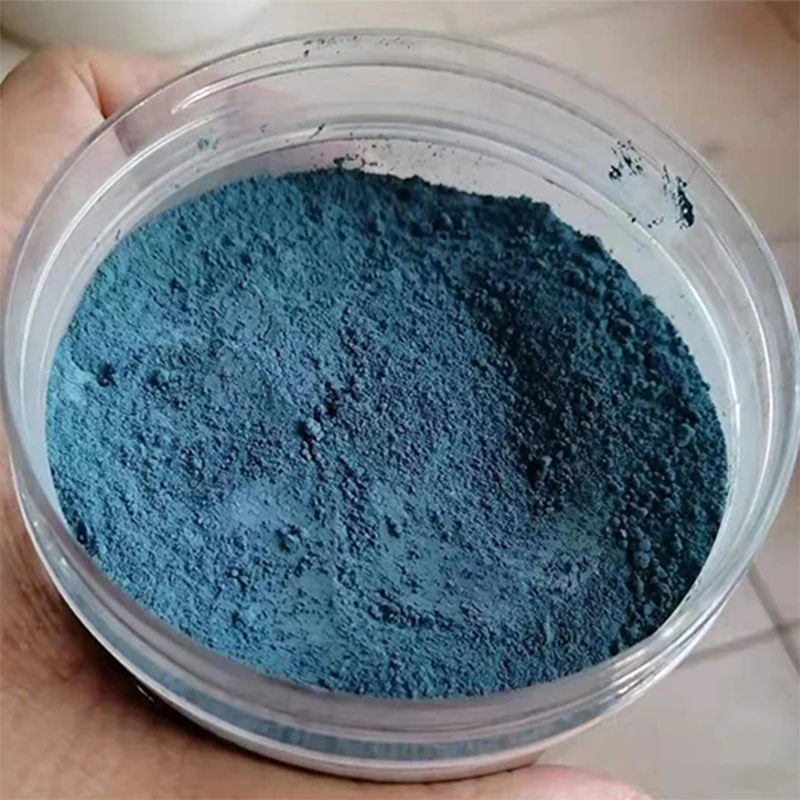 Natural mineral pigment powder for traditional Chinese painting oil mural Japanese Blue color Azurite |