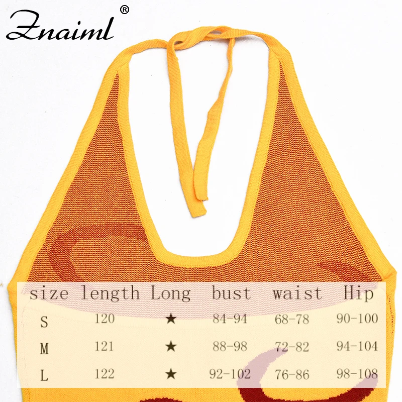 

Znaiml Tie Dye Bandage Halter Maxi Dress Women Party Club Beach Boho Knitted Dresses Fitness Backless Vestidos Summer Long Robe