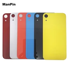 5pcs/Lot for iPhone XR LCD Touch Screen Back Glass Battery Door Cover Housings Case Big Hole Mobile Phone Replace Parts Repair