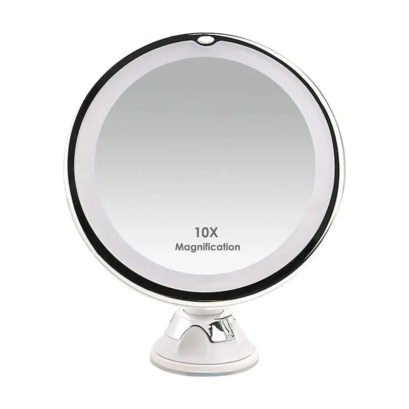 LED makeup mirror Зеркало для макияжа зеркало с подсветкой с подсветкой Led тщеславие 360 градусов вращение Голливудский стиль комплект для Косметическая одежда настольная Подсветка USB регулируемые лампы зеркало для макияжа - Цвет: LED makeup mirror