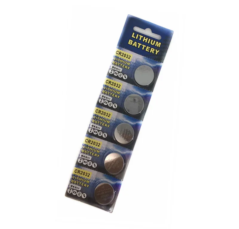

5pcs CR2032 Button Batteries BR2032 DL2032 ECR2032 Cell Coin Lithium Battery 3V CR 2032 For Watch Electronic Toy Remote Car Key