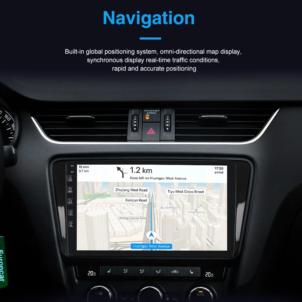 

NaviFly Android 10 DSP IPS Carplaye VW tiguan 2010-2016 RDS 64G