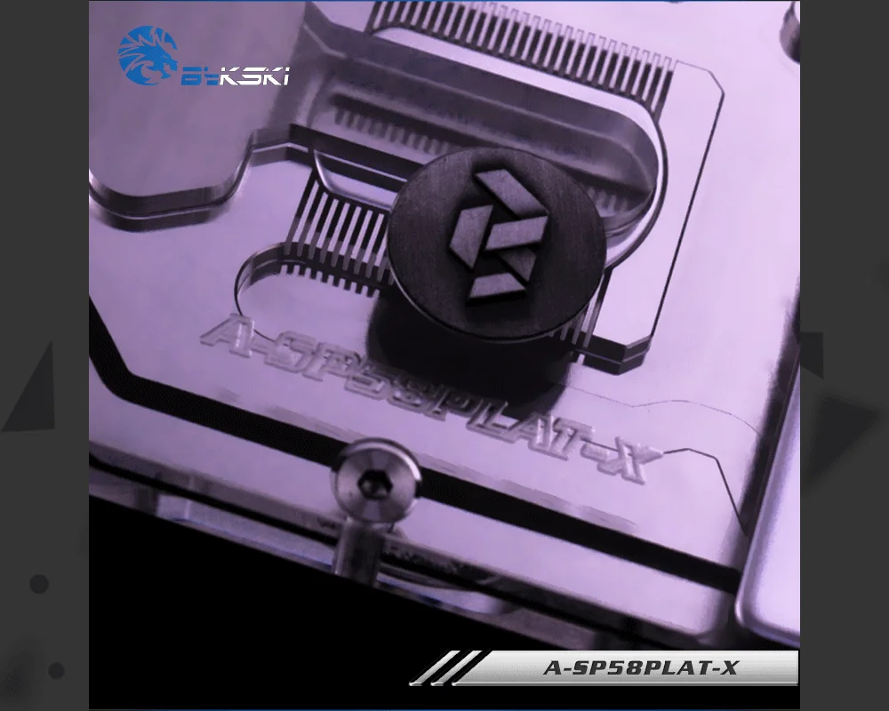 Bykski A-SP58PLAT-X, полное покрытие видеокарты блок водяного охлаждения для сапфира Nitro+ RX580 специальный/ограниченный, импульсный RX580 4 г/8GD5