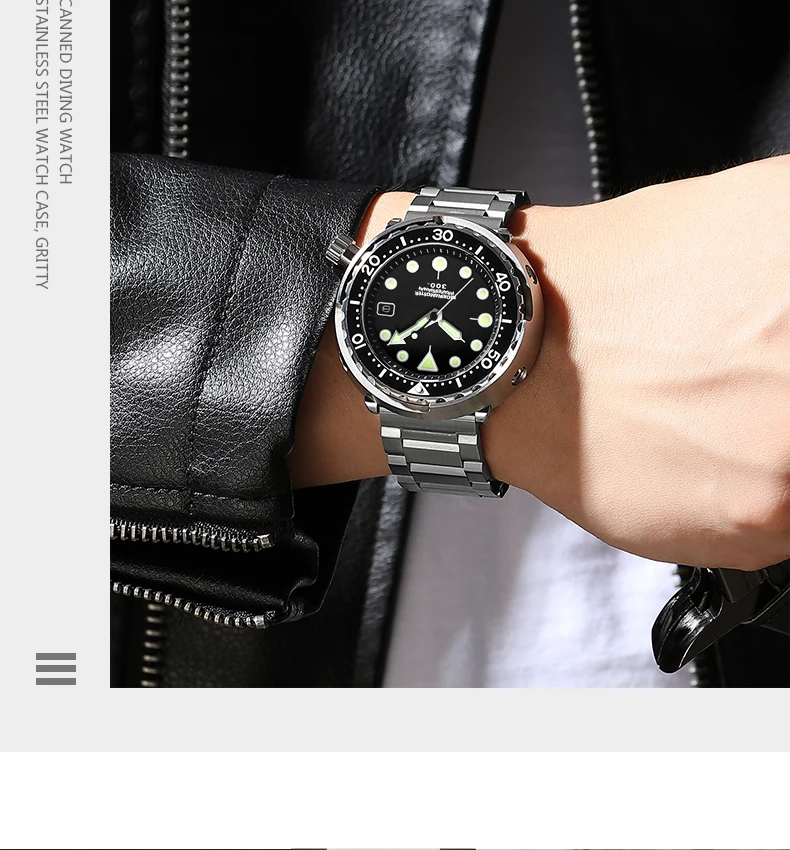 Лидирующий Бренд Rolexable 300 м водонепроницаемые мужские часы для дайвинга автоматические механические часы 316 нержавеющая сталь сапфировые часы для ныряльщика