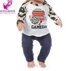 Джинсовая рубашка для кукол-новорожденных, 43 см, одежда для кукол 18 дюймов