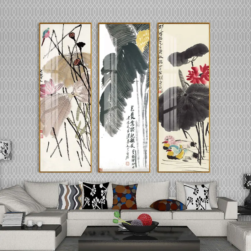 

Paintings By Chinese Traditional Master Qi Baishi Canvas Picture for Living Room Bedroom Wall Art Scroll Painting Home Décor