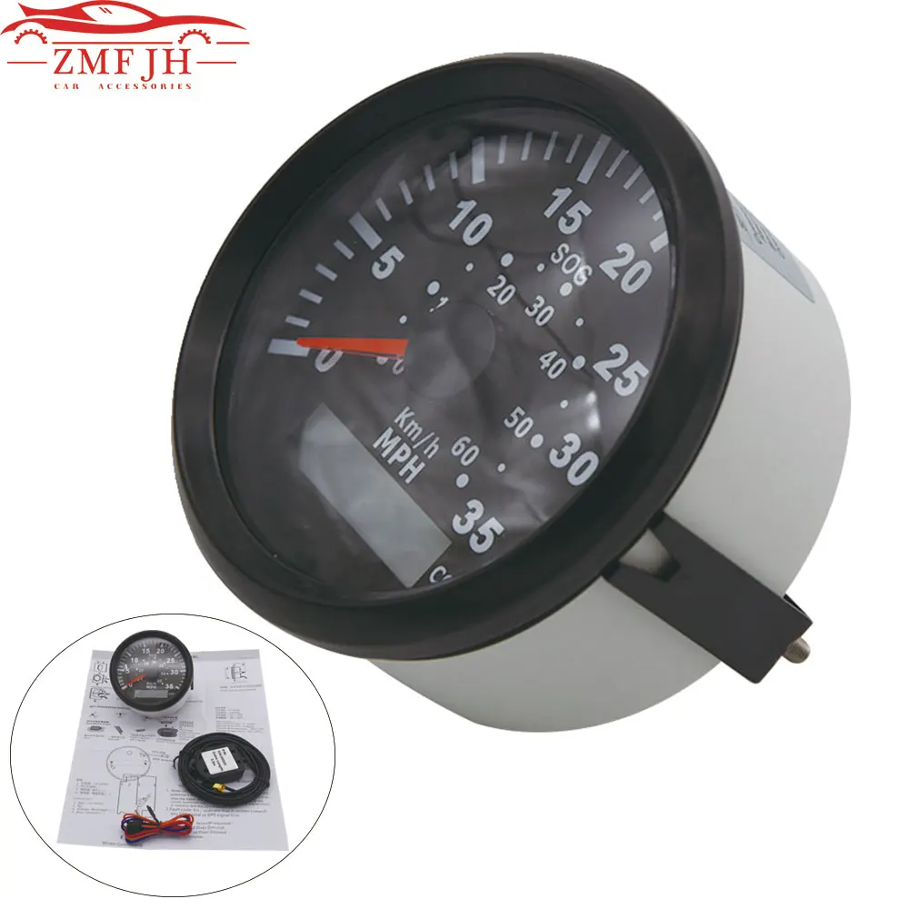 Водонепроницаемый 85 мм МОРСКОЙ лодочный GPS скоростной двигатель 35 миль/80 миль/ч