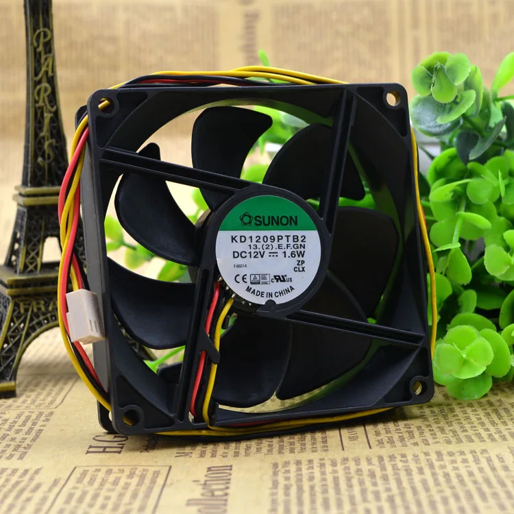 

NEW KD1209PTB2 9CM/ 9025 12V 1.6W Motor protection cooling