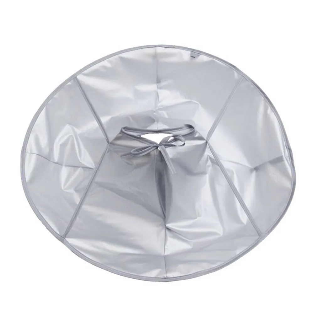 

1pcs Adult Foldable Hair Cutting Cloak Umbrella Cape Home Salon Barber Adult Medium / Grey Waterproof Haircut Cape Cloak