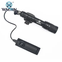 wadsn softair flashlight m600w with dual function tape switch km2 a lamp module strobe m600 airsoft torch wd04011 weapon lights