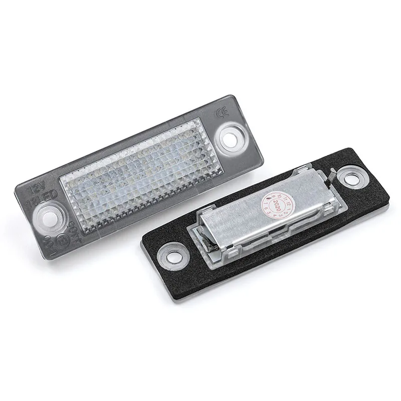 2 шт. 18SMD задний светодиодный номерной знак для VW Touran /Passat B6 5D /Jetta Candy For SKODA Superb 1 3U