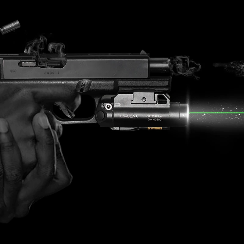Laserspeed Охотничий Тактический лазерный светодиодный светильник в красный горошек, белый, стробоскопический фонарь, комбинированный прицел для винтовки и пистолета AR15 Glock военный