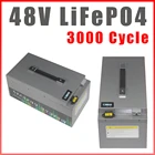Аккумулятор LiFePO4 48 В, 200 А  ч, 16S, 48 В, электровелосипед, скутер, тележки для гольфа, визуальный режим, магазин электроэнергии, 3000 циклов, Аккумулятор lifepo4