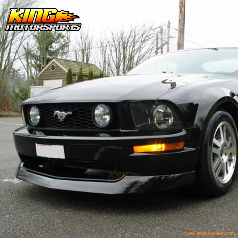 Подходит для 2005-2009 Ford Mustang V8 GT 4.6L IKON стиль передний бампер губа подбородок спойлер