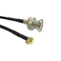new bnc male plug switch mcx male right angle rg174 cable adapter 20cm 8 for wifi antenna