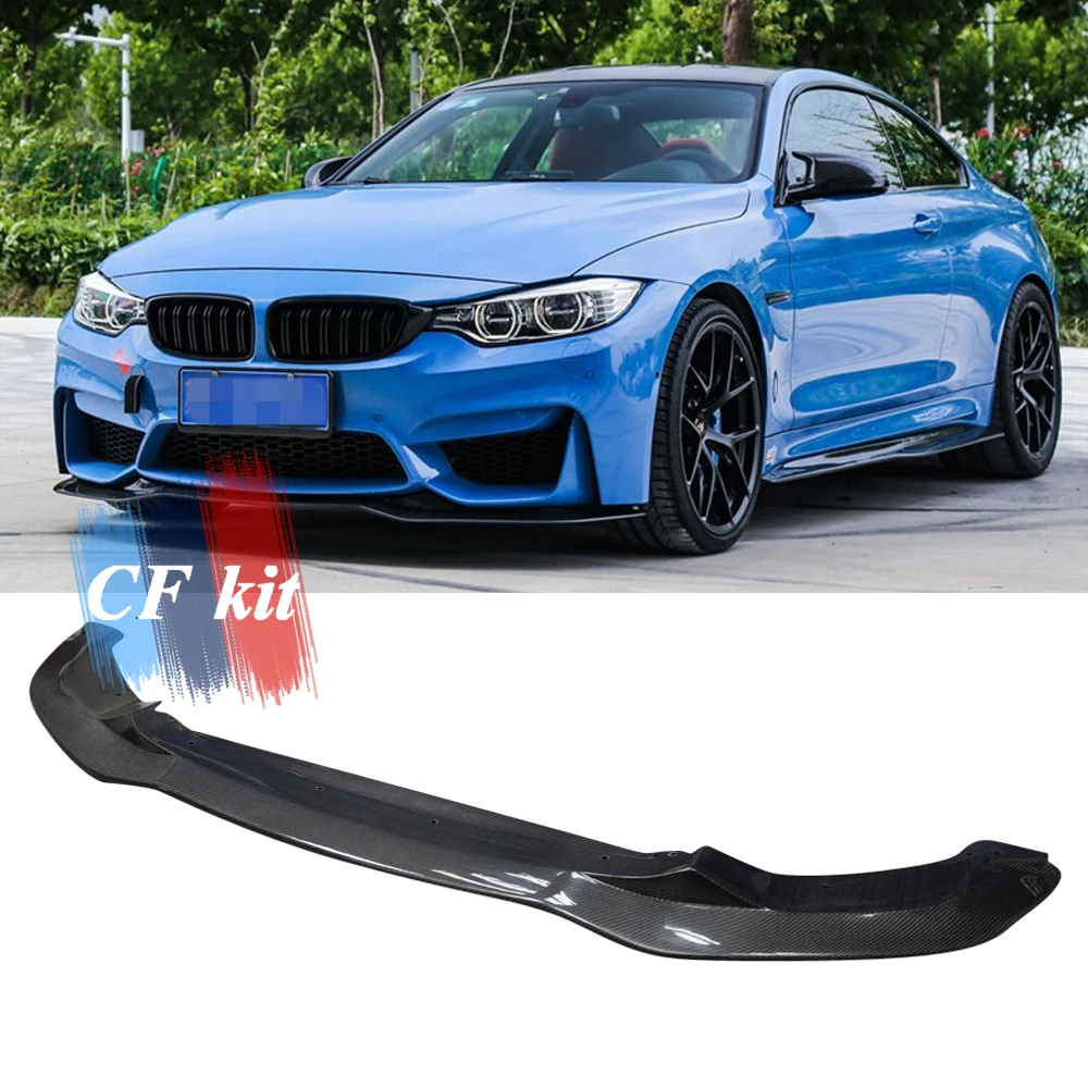 Для BMW F80 M3 F82 F83 M4 2014 up Оригинальный M бампер углеродное волокно передний
