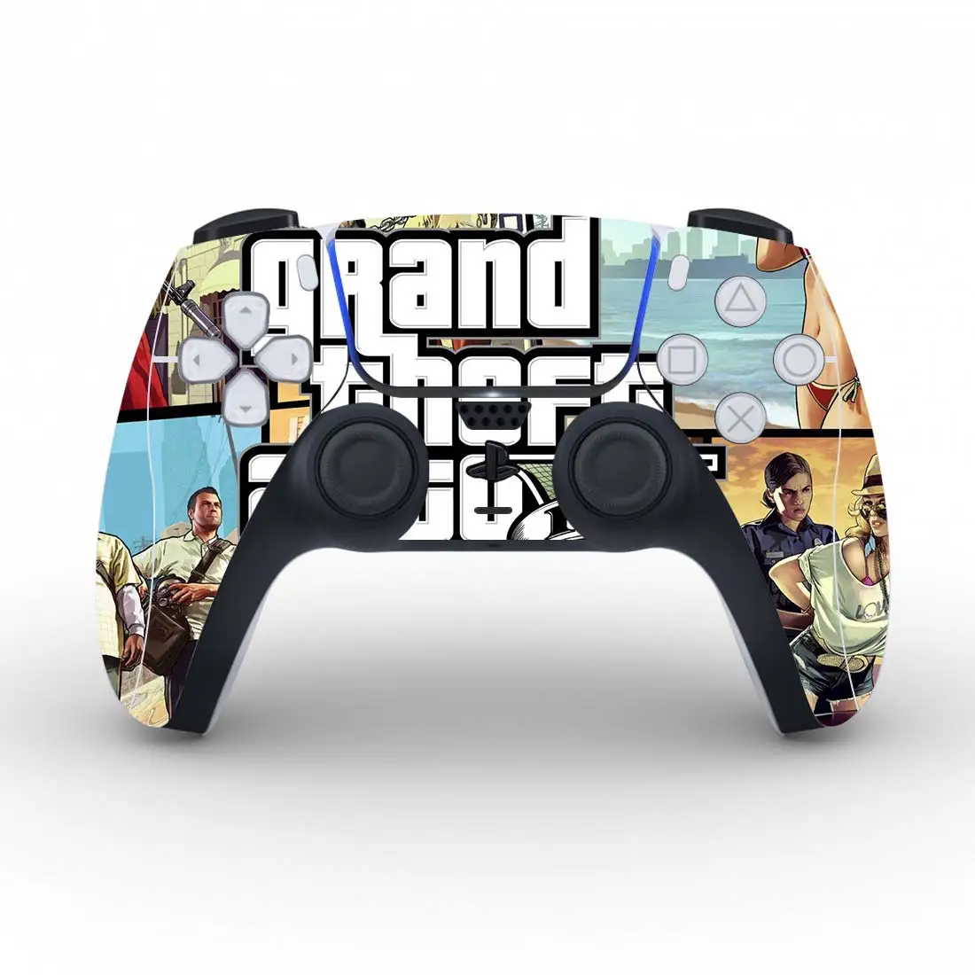 

Grand Theft Auto 5 Cover Sticker For PS5 Controller Skin For Playstation 5 Gamepad Joystick Decal PS5 Skin Sticker Vinyl