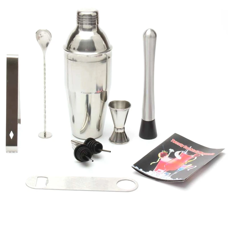 750 мл нержавеющий барный коктейль Шейкер Набор Посуды для изготовления с