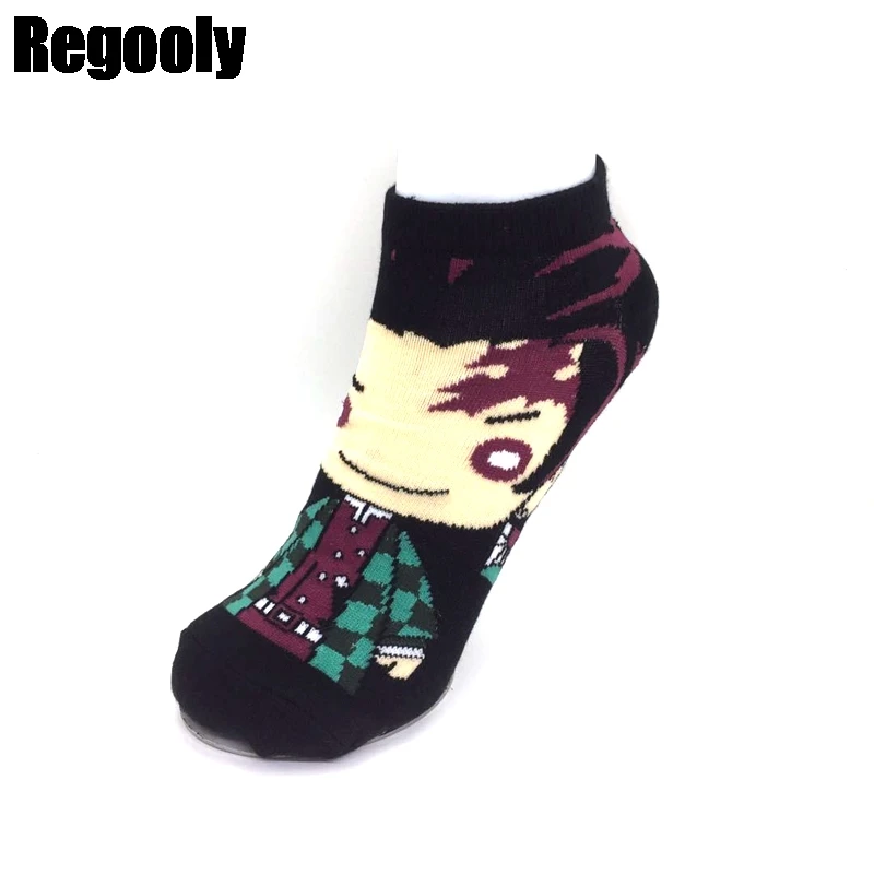 

Demon Slayer Cartoon Characters cotton socks fashion funny socks fashion novelty men women breathable decorations couple cosplay