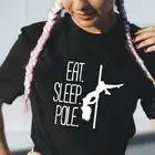 Модная женская футболка Harajuku для танца на пилоне, хипстерская футболка с коротким рукавом, женская летняя повседневная забавная футболка, женские топы, размера плюс